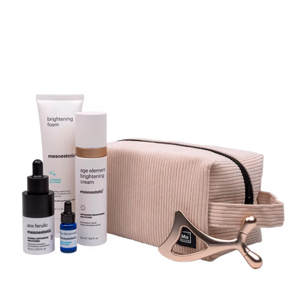 PACK age element® glowing routine ESPECIAL NADIDAD - Regalo talla viaje HA Densimatrix + Neceser